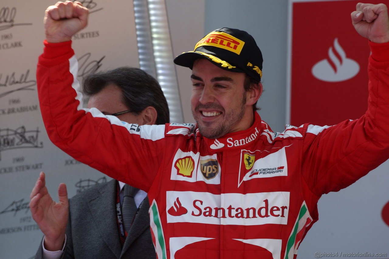 GP SPAGNA, 12.05.2013-  Gara, Fernando Alonso (ESP) Ferrari F138 vincitore