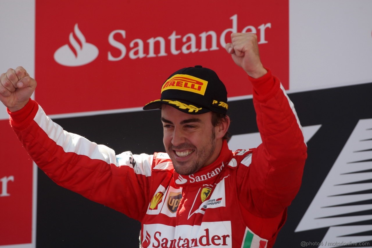 GP SPAGNA, 12.05.2013-  Gara, Fernando Alonso (ESP) Ferrari F138 vincitore