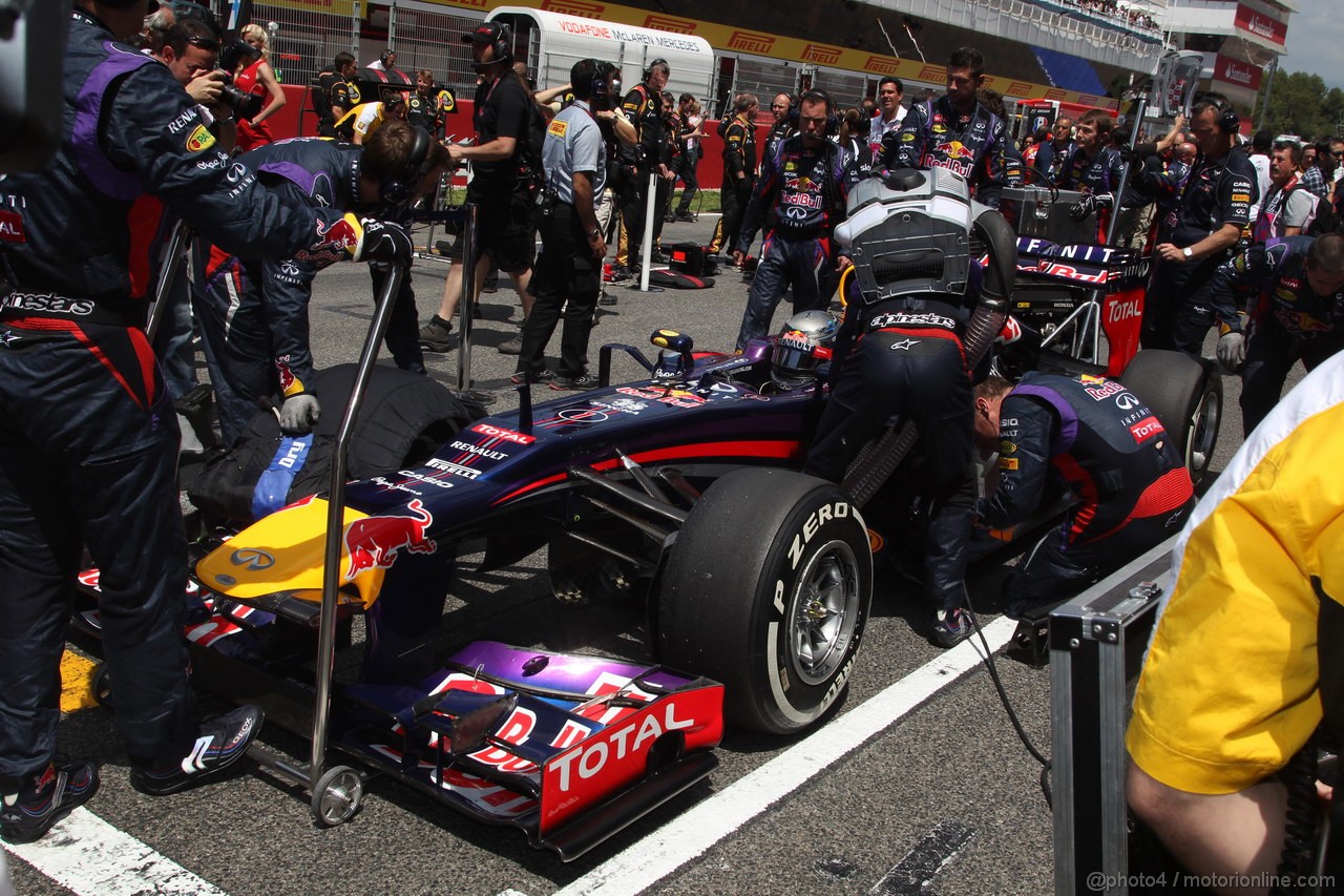 GP SPAGNA, 12.05.2013-Gara, Sebastian Vettel (GER) Red Bull Racing RB9