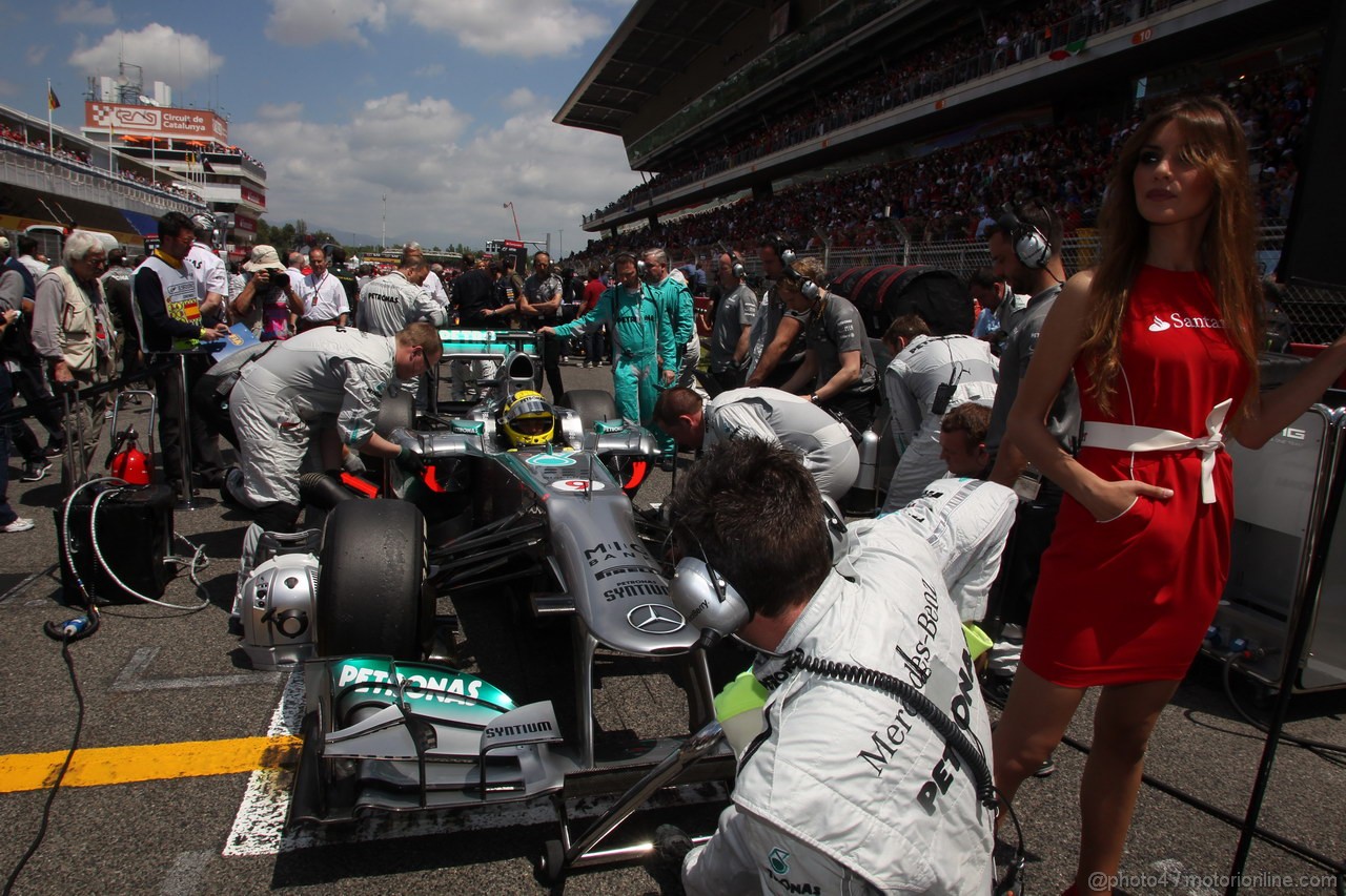GP SPAGNA, 12.05.2013-Gara, Nico Rosberg (GER) Mercedes AMG F1 W04 