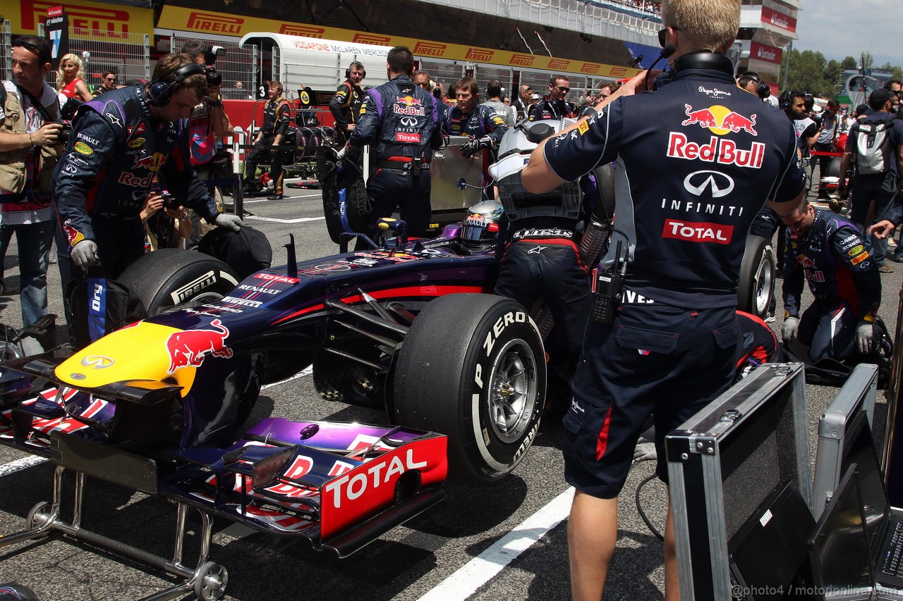 GP SPAGNA, 12.05.2013-Gara, Sebastian Vettel (GER) Red Bull Racing RB9 