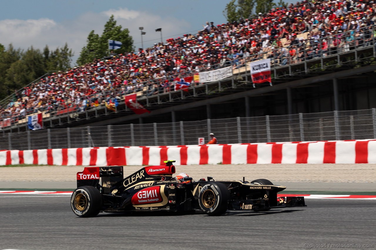 GP SPAGNA, 12.05.2013-Gara, Romain Grosjean (FRA) Lotus F1 Team E21 