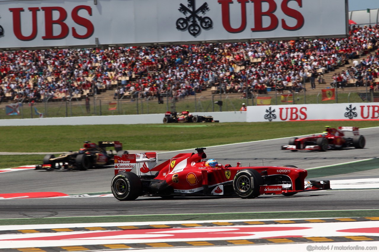 GP SPAGNA, 12.05.2013-Gara, Fernando Alonso (ESP) Ferrari F138 