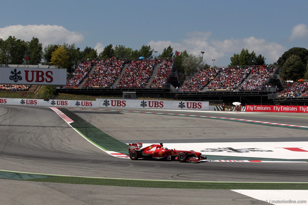 GP SPAGNA, 12.05.2013-Gara, Fernando Alonso (ESP) Ferrari F138 