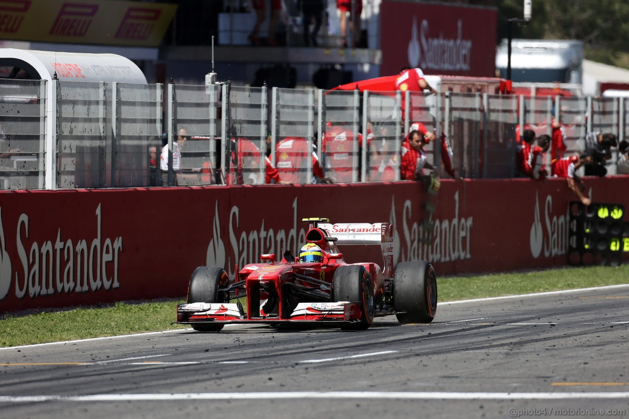 GP SPAGNA, 12.05.2013-Gara, terzo Felipe Massa (BRA) Ferrari F138 