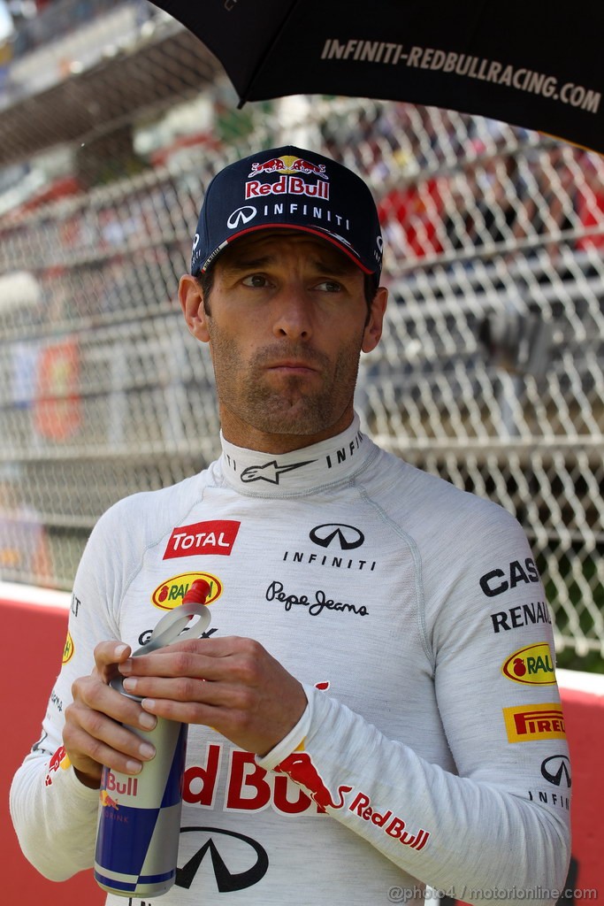 GP SPAGNA, 12.05.2013-Gara, Mark Webber (AUS) Red Bull Racing RB9 