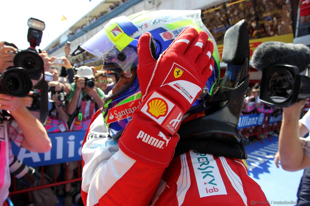 GP SPAGNA, 12.05.2013-Gara, terzo Felipe Massa (BRA) Ferrari F138 e Fernando Alonso (ESP) Ferrari F138 vincitore 