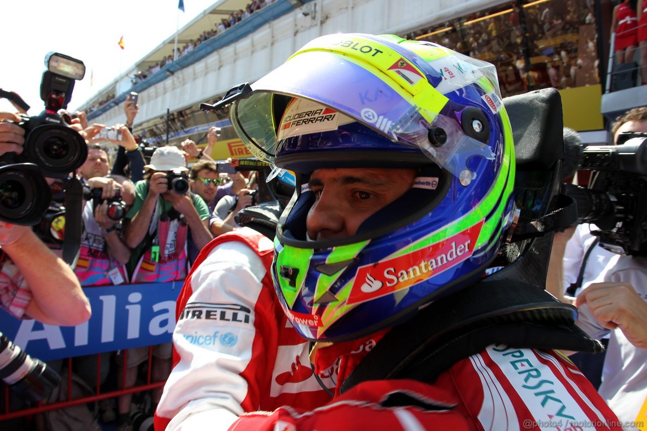 GP SPAGNA, 12.05.2013-Gara, terzo Felipe Massa (BRA) Ferrari F138 
