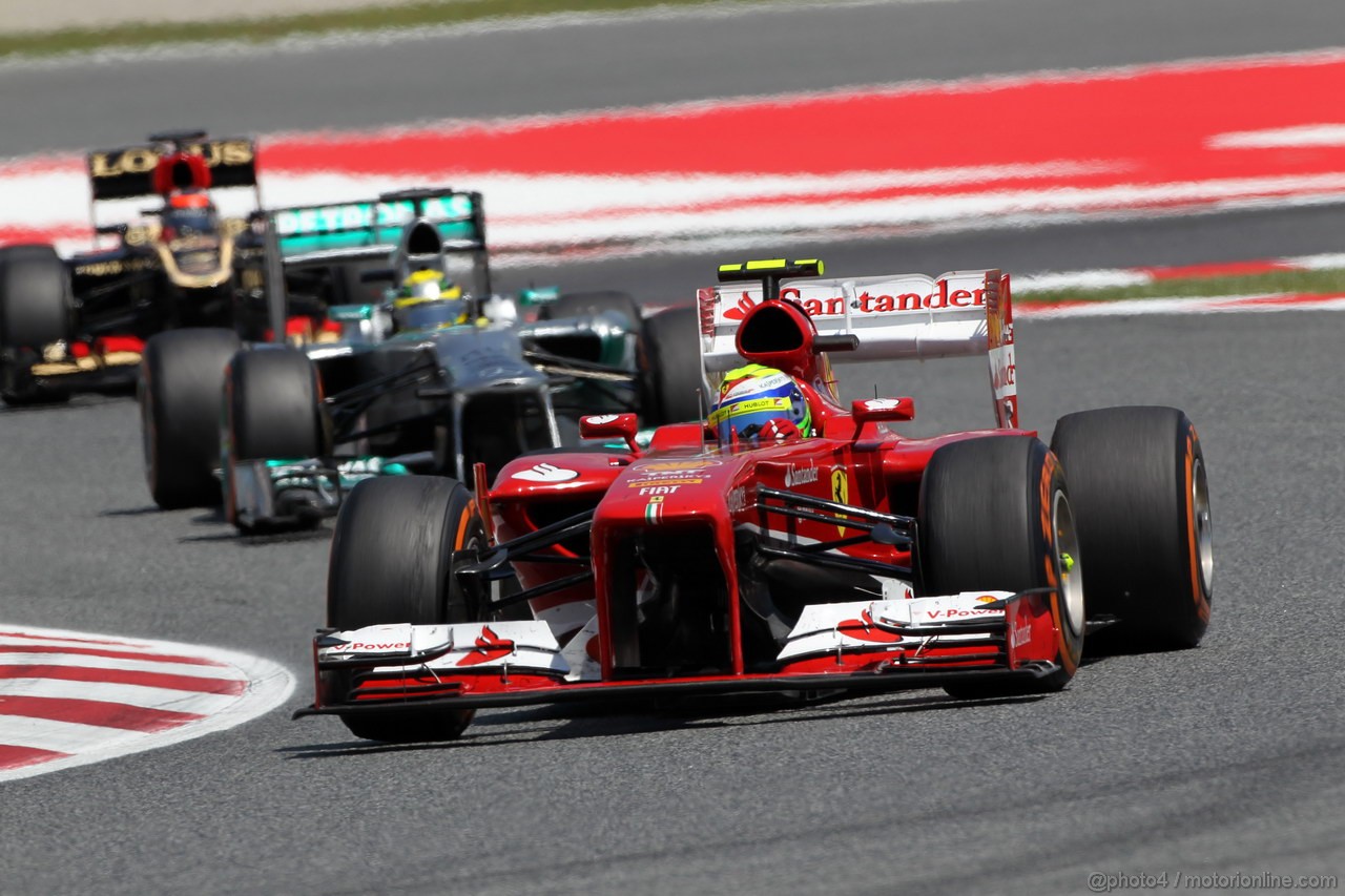 GP SPAGNA, 12.05.2013-Gara, Felipe Massa (BRA) Ferrari F138 