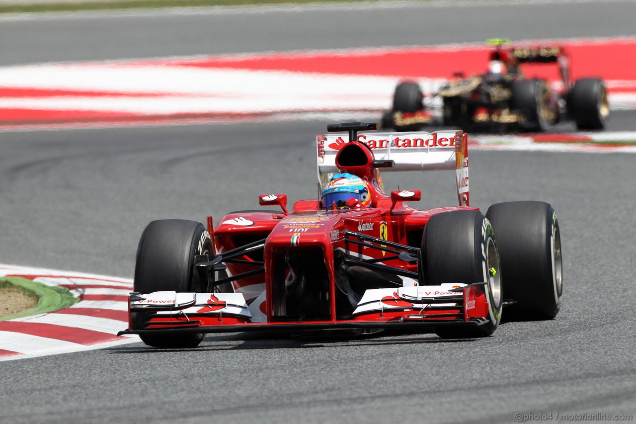 GP SPAGNA, 12.05.2013-Gara, Fernando Alonso (ESP) Ferrari F138 