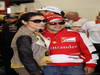 GP SPAGNA, 12.05.2013- Michelle Yeoh, wife of Jean Todt (FRA) e Felipe Massa (BRA) Ferrari F138 