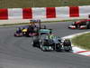 GP SPAGNA, 12.05.2013-  Gara, Nico Rosberg (GER) Mercedes AMG F1 W04davanti a Sebastian Vettel (GER) Red Bull Racing RB9 