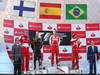 GP SPAGNA, 12.05.2013-  Gara, Fernando Alonso (ESP) Ferrari F138 vincitore, secondo Kimi Raikkonen (FIN) Lotus F1 Team E21 e terzo Felipe Massa (BRA) Ferrari F138 with Stefano Domenicali (ITA), Team Principal