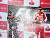 GP SPAGNA, 12.05.2013-  Gara, Fernando Alonso (ESP) Ferrari F138 vincitore e Kimi Raikkonen (FIN) Lotus F1 Team E21 secondo 