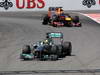 GP SPAGNA, 12.05.2013-  Gara, Nico Rosberg (GER) Mercedes AMG F1 W04 davanti a Sebastian Vettel (GER) Red Bull Racing RB9 