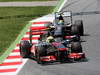 GP SPAGNA, 12.05.2013-  Gara, Sergio Perez (MEX) McLaren MP4-28 davanti a Esteban Gutierrez (MEX), Sauber F1 Team C32 