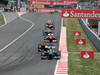 GP SPAGNA, 12.05.2013-  Gara, Nico Rosberg (GER) Mercedes AMG F1 W04 davanti a Sebastian Vettel (GER) Red Bull Racing RB9