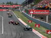GP SPAGNA, 12.05.2013-  Gara, Nico Rosberg (GER) Mercedes AMG F1 W04 davanti a Sebastian Vettel (GER) Red Bull Racing RB9