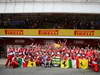 SPAIN GP, 12.05.2013- Race, Celebrations, Fernando Alonso (ESP) Ferrari F138 winner with his parents and third Felipe Massa (BRA) Ferrari F138