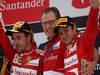 GP SPAGNA, 12.05.2013-  Gara, Fernando Alonso (ESP) Ferrari F138 vincitore, Stefano Domenicali (ITA), Team Principal e terzo Felipe Massa (BRA) Ferrari F138