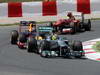 GP SPAGNA, 12.05.2013-  Gara, Nico Rosberg (GER) Mercedes AMG F1 W04 davanti a Sebastian Vettel (GER) Red Bull Racing RB9 