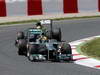 GP SPAGNA, 12.05.2013-  Gara, Lewis Hamilton (GBR) Mercedes AMG F1 W04davanti a Esteban Gutierrez (MEX), Sauber F1 Team C32 