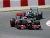 GP SPAGNA, 12.05.2013-  Gara, Jenson Button (GBR) McLaren Mercedes MP4-28 davanti a Lewis Hamilton (GBR) Mercedes AMG F1 W04 