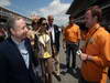 GP SPAGNA, 12.05.2013-Gara, Jean Todt (FRA), President FIA, Michelle Yeoh, wife of Jean Todt (FRA) e Rubens Barrichello (BRA) 