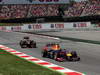 GP SPAGNA, 12.05.2013-Gara, Sebastian Vettel (GER) Red Bull Racing RB9 davanti a Kimi Raikkonen (FIN) Lotus F1 Team E21 