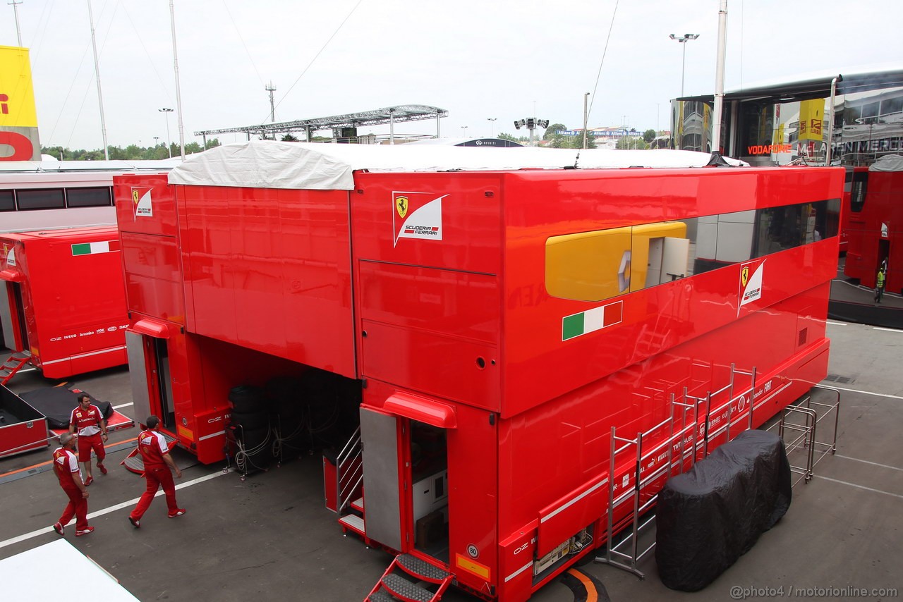 GP SPAGNA, 09.05.2013- Ferrari Hospitality
