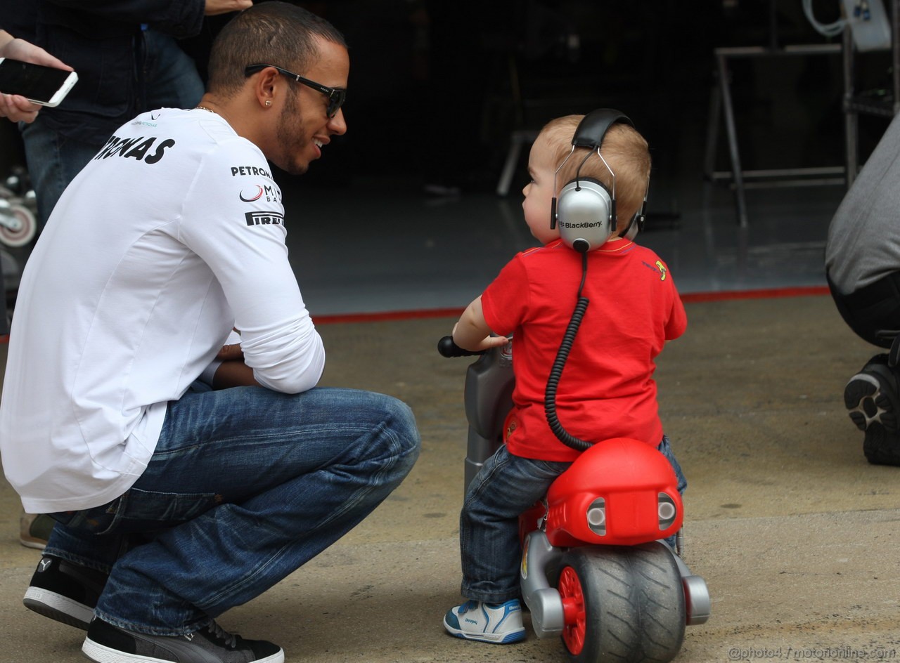 GP SPAGNA, 09.05.2013- Lewis Hamilton (GBR) Mercedes AMG F1 W04 