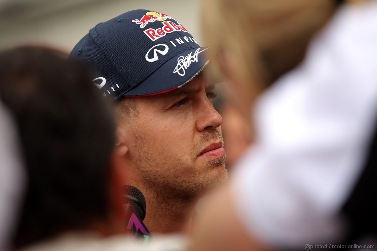 GP SPAGNA, 09.05.2013- Conferenza Stampa, Sebastian Vettel (GER) Red Bull Racing RB9