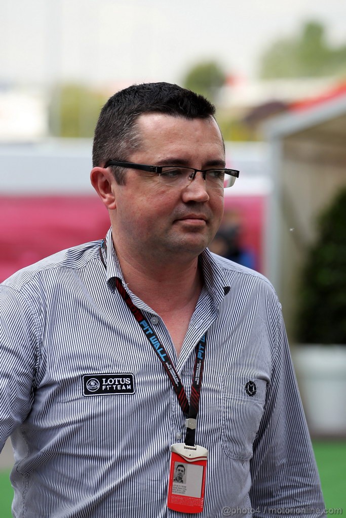 GP SPAGNA, 09.05.2013- Eric Boullier (FRA), Team Manager, Lotus F1 Team 