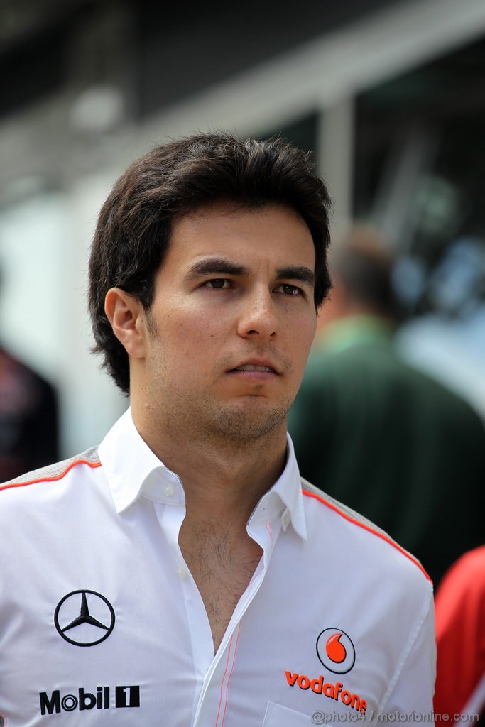 GP SPAGNA, 09.05.2013- Sergio Perez (MEX) McLaren MP4-28 