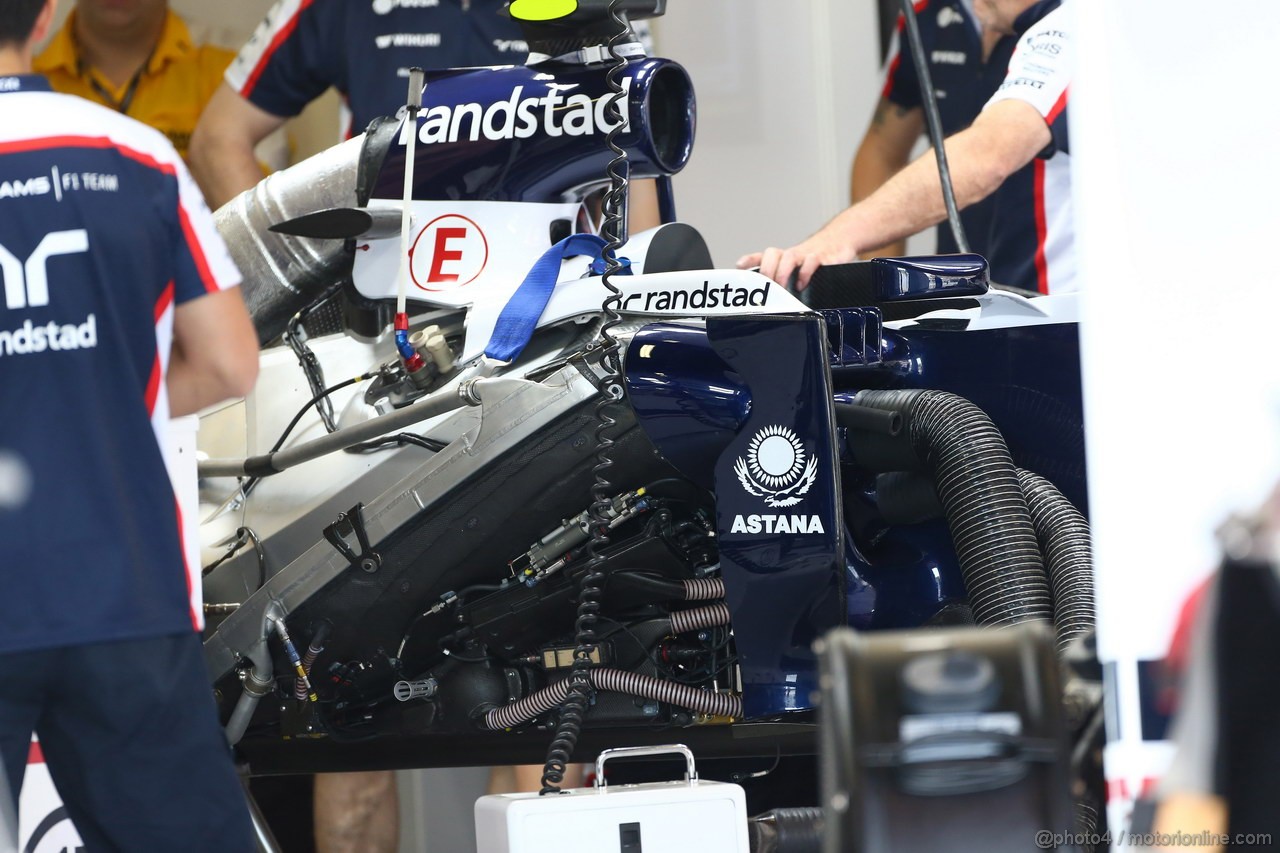 GP SPAGNA, 09.05.2013- Williams F1 Team FW35, detail