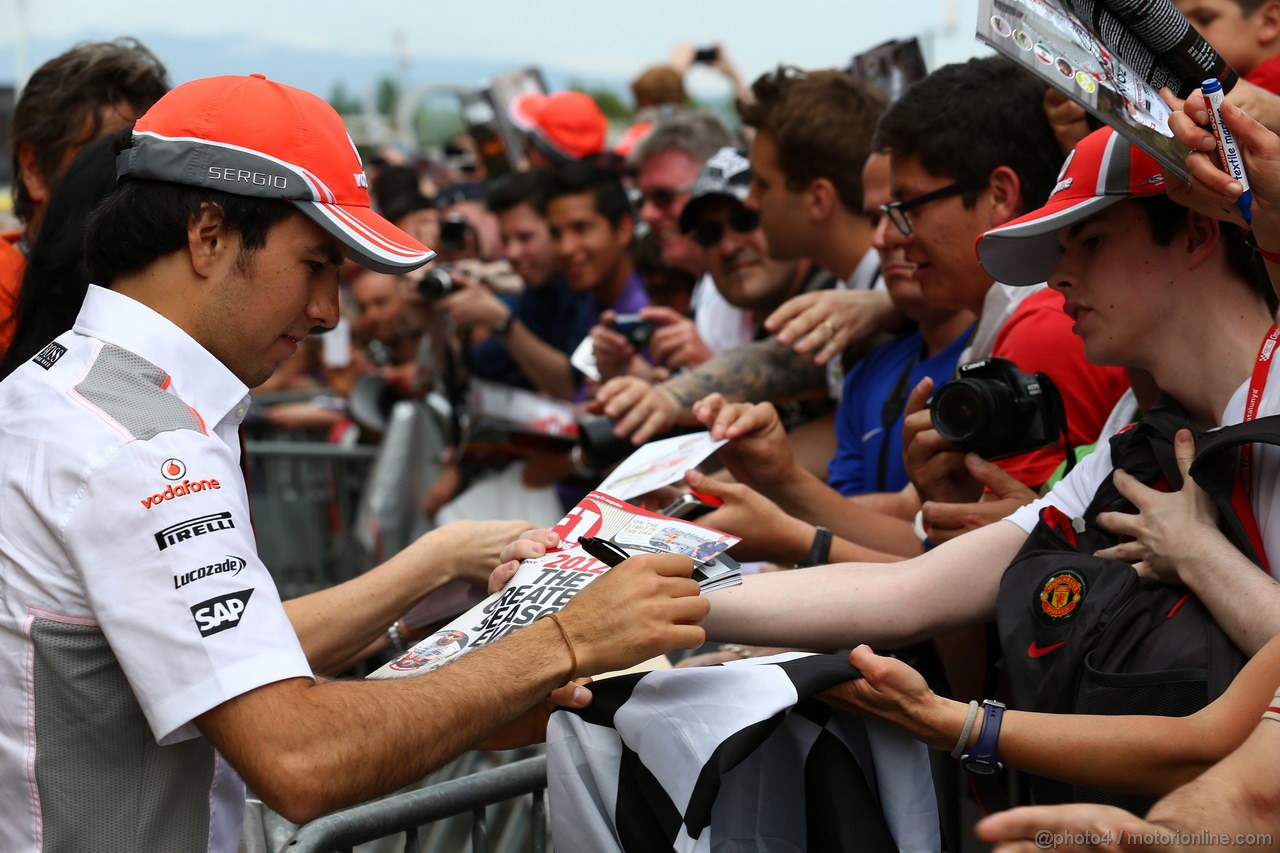GP SPAGNA, 09.05.2013- Sergio Perez (MEX) McLaren MP4-28 