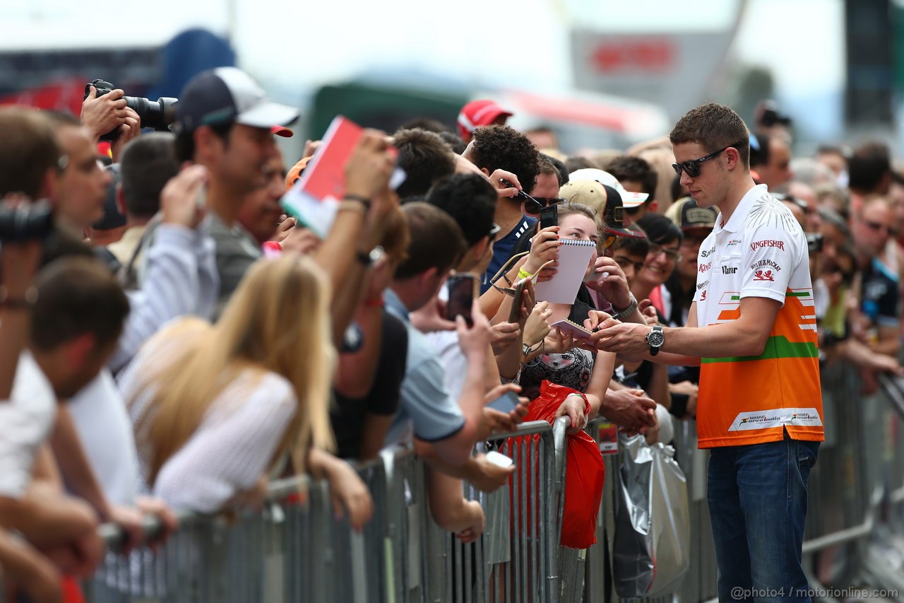 GP SPAGNA, 09.05.2013- Paul di Resta (GBR) Sahara Force India F1 Team VJM06 
