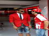 GP SPAGNA, 09.05.2013- Daniel Alves (BRA), Barcelona FC soccer e Felipe Massa (BRA) Ferrari F138