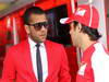 GP SPAGNA, 09.05.2013- Daniel Alves (BRA), Barcelona FC soccer e Felipe Massa (BRA) Ferrari F138 