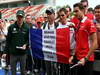 GP SPAGNA, 09.05.2013- (L-D) Charles Pic (FRA) Caterham F1 Team CT03 e Jules Bianchi (FRA) Marussia F1 Team MR02 with fans