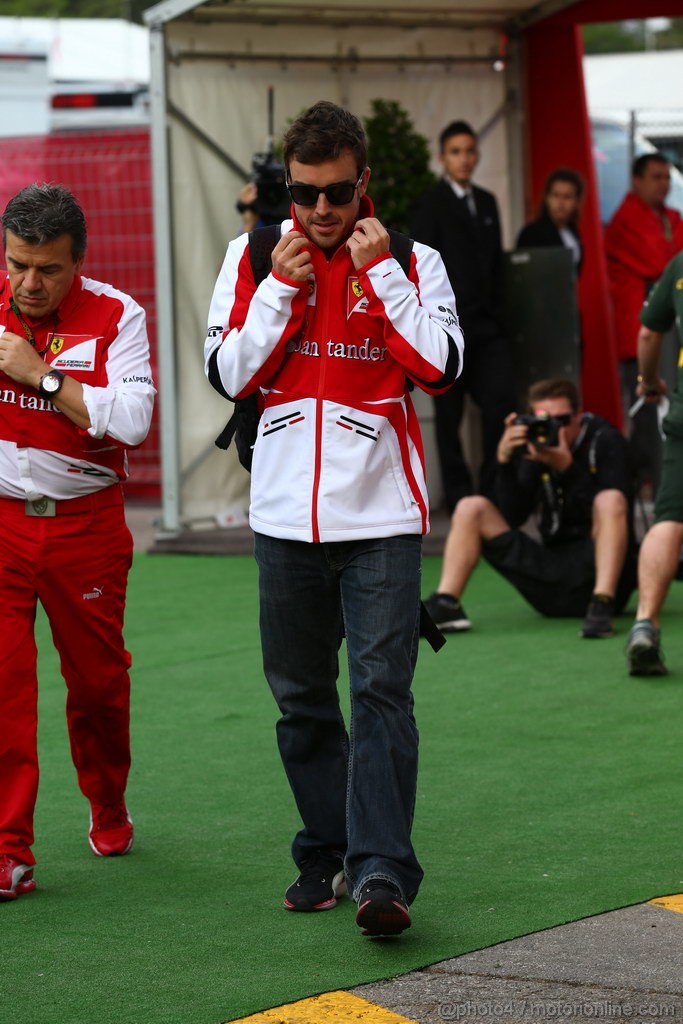 GP SPAGNA, 11.05.2013- Fernando Alonso (ESP) Ferrari F138