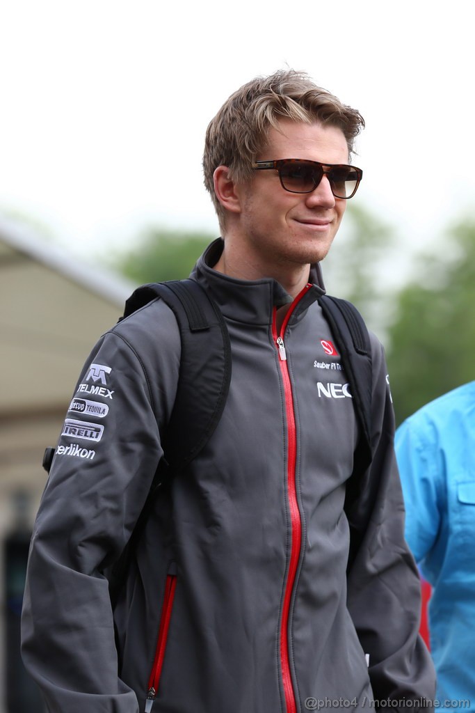 GP SPAGNA, 11.05.2013- Nico Hulkenberg (GER) Sauber F1 Team C32 