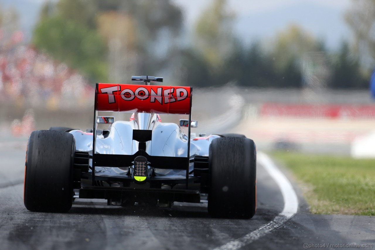 GP SPAGNA, 11.05.2013- Prove Libere 3, Jenson Button (GBR) McLaren Mercedes MP4-28 