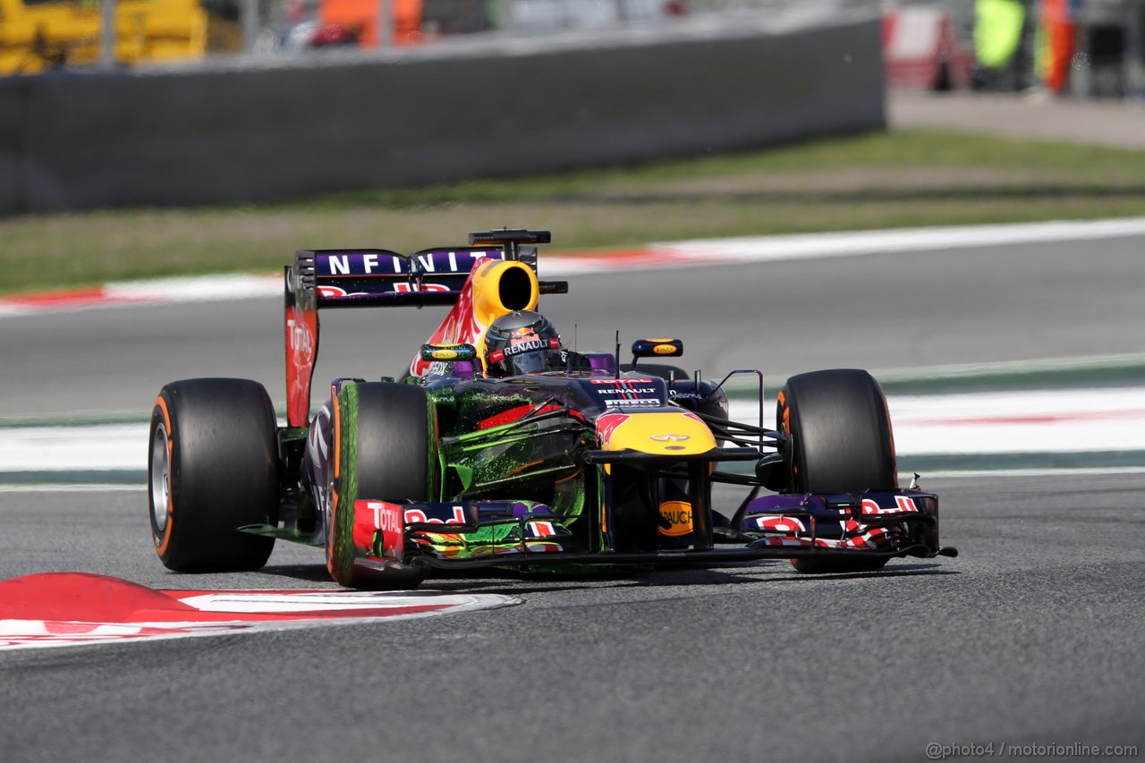 GP SPAGNA, 11.05.2013- Prove Libere 3, Sebastian Vettel (GER) Red Bull Racing RB9 