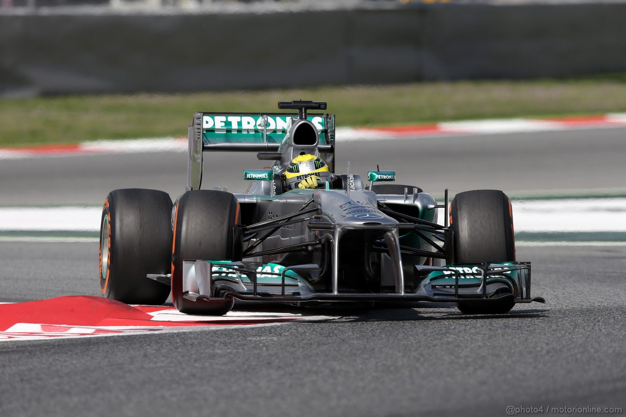 GP SPAGNA, 11.05.2013- Prove Libere 3, Nico Rosberg (GER) Mercedes AMG F1 W04 
