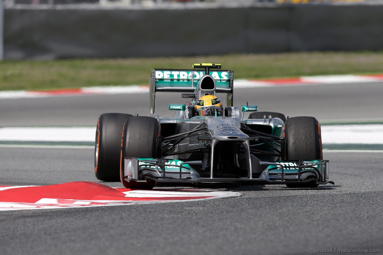 GP SPAGNA, 11.05.2013- Prove Libere 3, Nico Rosberg (GER) Mercedes AMG F1 W04 