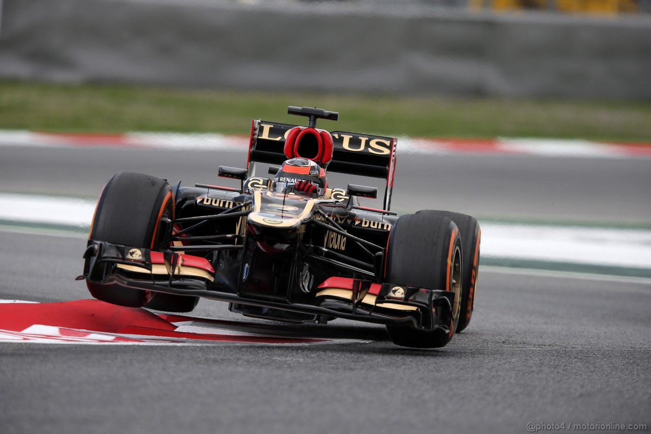 GP SPAGNA, 11.05.2013- Prove Libere 3, Kimi Raikkonen (FIN) Lotus F1 Team E21 