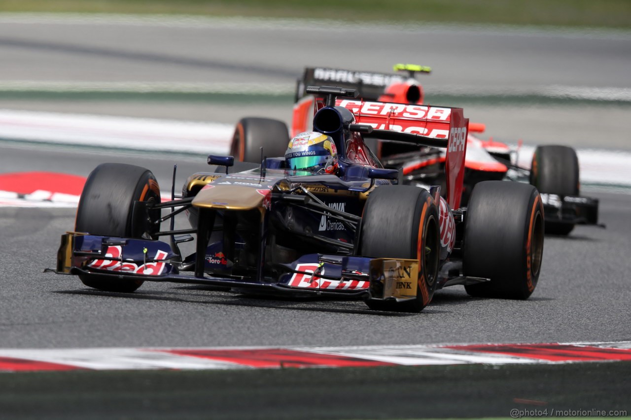 GP SPAGNA, 11.05.2013- Prove Libere 3, Jean-Eric Vergne (FRA) Scuderia Toro Rosso STR8 