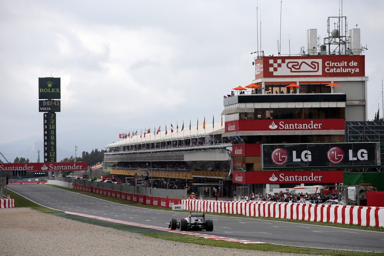 GP SPAGNA, 11.05.2013- Prove Libere 3, Nico Hulkenberg (GER) Sauber F1 Team C32 