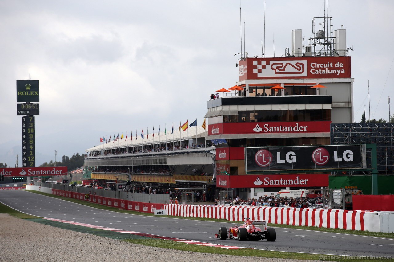 GP SPAGNA, 11.05.2013- Prove Libere 3, Fernando Alonso (ESP) Ferrari F138 